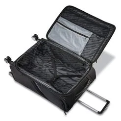 American Tourister Zoom Turbo Softside Expandable Spinner Wheel Luggage, Black, Checked-Large 28-Inch -Samsonite Shop 51dZh4aOayL 868c5138 5f59 4086 8929 40295f25fc22