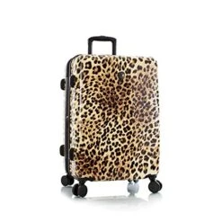 Heys America Black Leopard 26-Inch Hardside Spinner Luggage (Brown Leopard)