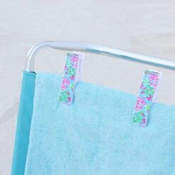 Lilly Pulitzer Water Resistant Vinyl Beach Day Pouch - Includes Drink Hugger, Zip Pouch, And Towel Clips, Best Fishes -Samsonite Shop 51iPIqsZX1L