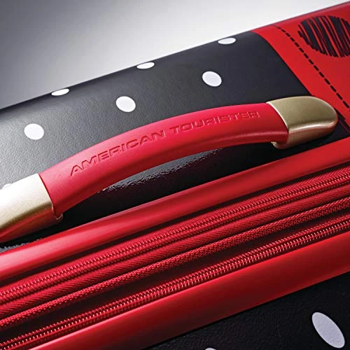 AMERICAN TOURISTER Kids' Disney Hardside Luggage With Spinner Wheels, Minnie Mouse Red Bow, 2-Piece Set (21/28) 5 AMERICAN TOURISTER Kids' Disney Hardside Luggage With Spinner Wheels, Minnie Mouse Red Bow, 2-Piece Set (21/28) - Image 3