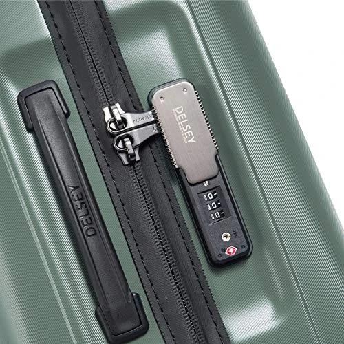 DELSEY Paris Cactus Hardside Luggage With Spinner Wheels, Khaki, Carry-On 19 Inch 7 DELSEY Paris Cactus Hardside Luggage With Spinner Wheels, Khaki, Carry-On 19 Inch - Image 5