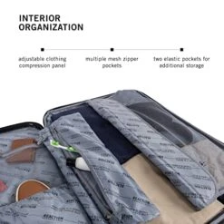 Kenneth Cole Reaction Renegade 28” Check Size Luggage Lightweight Hardside Expandable 8-Wheel Spinner Travel Suitcase, Champagne, Inch -Samsonite Shop 51oLyAq7CeL