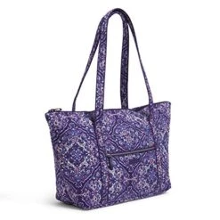 Vera Bradley Women's Signature Cotton Miller Tote Travel Bag, Regal Rosette -Samsonite Shop 51p SaalP6L