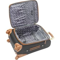 Steve Madden Designer Luggage Collection - Expandable 24 Inch Softside Bag - Durable Mid-sized Lightweight Checked Suitcase With 4-Rolling Spinner Wheels (Global Black) -Samsonite Shop 51pg1tXYyoL a845ce4f 8c30 4e30 b867 c0b41f66966f