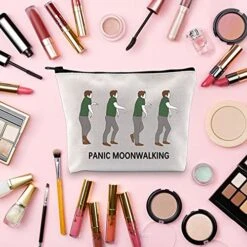 TOBGBE New Girl TV Show Inspired Gift Nick Miller Novelty Makeup Bag New Girl TV Show Fans Gift New Girl Merchandise Panic Moonwalk (Panic Moonwalk) -Samsonite Shop 51qRKEZWghL