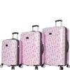 Betsey Johnson Luggage Hardside 3 Piece Set Suitcase With Spinner Wheels (20" 26" 30") (One Size, Flamingo Strut) -Samsonite Shop 51qeJDXk cL