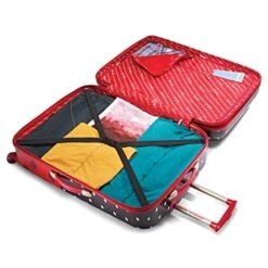 AMERICAN TOURISTER Kids' Disney Hardside Luggage With Spinner Wheels, Minnie Mouse Red Bow, 2-Piece Set (21/28) 16 AMERICAN TOURISTER Kids' Disney Hardside Luggage With Spinner Wheels, Minnie Mouse Red Bow, 2-Piece Set (21/28) -Samsonite Shop 51qfEHwokpL