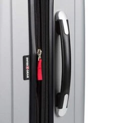 SwissGear 7585 Hardside Spinner Luggage, Silver, Checked-Medium 23-Inch -Samsonite Shop 51rcuIcHNYL