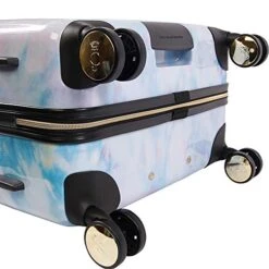 Juicy Couture Women's Sadie 3-Piece Hardside Spinner Luggage Set, Watercolor Purple, One Size 9 Juicy Couture Women's Sadie 3-Piece Hardside Spinner Luggage Set, Watercolor Purple, One Size -Samsonite Shop 51thW 21EhL