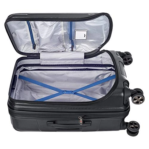 DELSEY Paris Eclipse DLX Expandable Luggage With Spinner Wheels, Black, Carry-on 21 Inch 4 DELSEY Paris Eclipse DLX Expandable Luggage With Spinner Wheels, Black, Carry-on 21 Inch - Image 2