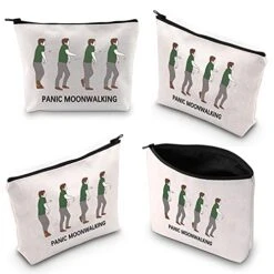 TOBGBE New Girl TV Show Inspired Gift Nick Miller Novelty Makeup Bag New Girl TV Show Fans Gift New Girl Merchandise Panic Moonwalk (Panic Moonwalk) -Samsonite Shop 51vj8sQ1LDL