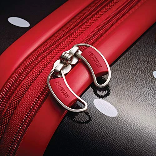 AMERICAN TOURISTER Kids' Disney Hardside Luggage With Spinner Wheels, Minnie Mouse Red Bow, 2-Piece Set (21/28) 4 AMERICAN TOURISTER Kids' Disney Hardside Luggage With Spinner Wheels, Minnie Mouse Red Bow, 2-Piece Set (21/28) - Image 2