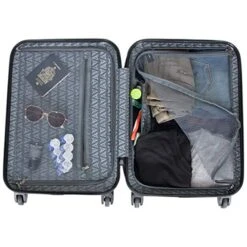 Heritage Travelware Lincoln Park 20" Hardside 4-Wheel Spinner Carry-on Luggage, Black 15 Heritage Travelware Lincoln Park 20" Hardside 4-Wheel Spinner Carry-on Luggage, Black -Samsonite Shop 51wsyWHmpEL