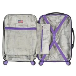Olympia Apache Ii 21" Carry-on Spinner, BLACK+PURPLE, One Size -Samsonite Shop 51xLFUVk0mL