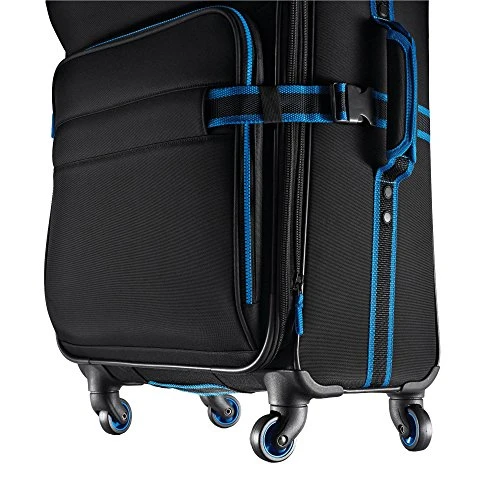 American Tourister Eclipse Softside Spinner Luggage (Black/Blue, 20 Inch) 7 American Tourister Eclipse Softside Spinner Luggage (Black/Blue, 20 Inch) - Image 5