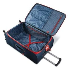 American Tourister Disney Softside Luggage With Spinner Wheels, Minnie Mouse Denim, Checked-Large 28-Inch 15 American Tourister Disney Softside Luggage With Spinner Wheels, Minnie Mouse Denim, Checked-Large 28-Inch -Samsonite Shop 51zwBVYXZYL