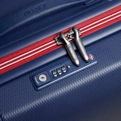DELSEY Paris Chatelet Hardside 2.0 Luggage With Spinner Wheels, Navy, Checked-26 Inch Trunk, No Brake -Samsonite Shop 610GgPtGbEL