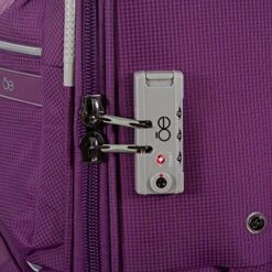 Cloe Checked Medium 24 Inch Water-Resistant Luggage With 360º-spinner Wheels In Purple Color -Samsonite Shop 61D5foxxUVL