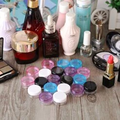 Accmor 100 Pieces 3g Empty Sample Containers With Pink Lids Cosmetic Jars With 5 Pieces Mini Spatulas -Samsonite Shop 61DnoeMHwlL 5157ce4b 8c97 4be0 b42b 1694a3935fbe