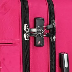 Cloe Checked Medium 24 Inch Water-Resistant Luggage With 360º-spinner Wheels In Magenta Color -Samsonite Shop 61EkvcQdQWS
