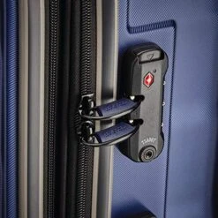 American Tourister Arrow Expandable Hardside Luggage, Navy, Checked-Medium 24-Inch 14 American Tourister Arrow Expandable Hardside Luggage, Navy, Checked-Medium 24-Inch -Samsonite Shop 61EouUi mhL