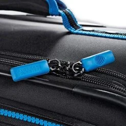 American Tourister Eclipse Softside Spinner Luggage (Black/Blue, 20 Inch) 12 American Tourister Eclipse Softside Spinner Luggage (Black/Blue, 20 Inch) -Samsonite Shop 61WzLP 8F L