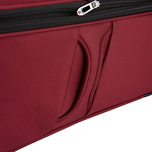 Travelers Club Monterey Softside Spinner Luggage, Red, Carry-On 18-Inch 7 Travelers Club Monterey Softside Spinner Luggage, Red, Carry-On 18-Inch - Image 5