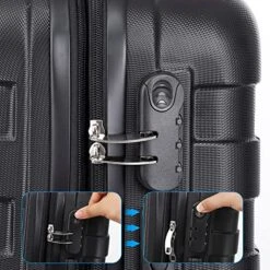 SUPER DEAL Hardside Expandable Spinner Luggage 21 Inch Carry On Luggage Lightweight Travel Suitcase With 360°Swivel Wheels And Height Adjustable Handle, Black 11 SUPER DEAL Hardside Expandable Spinner Luggage 21 Inch Carry On Luggage Lightweight Travel Suitcase With 360°Swivel Wheels And Height Adjustable Handle, Black -Samsonite Shop 61fI3bt56GL