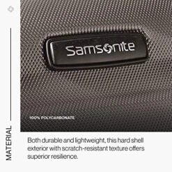 Samsonite Omni PC Hardside Expandable Luggage With Spinner Wheels, Silver, Checked-Medium 24-Inch 14 Samsonite Omni PC Hardside Expandable Luggage With Spinner Wheels, Silver, Checked-Medium 24-Inch -Samsonite Shop 61fJEAEjuvL