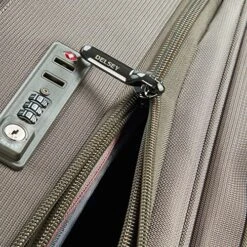 DELSEY Paris Helium DLX Softside Expandable Luggage With Spinner Wheels, Mocha, Checked-Medium 25 Inch -Samsonite Shop 61gzHzHk9SL