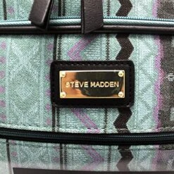 Steve Madden Designer Luggage Collection - 3 Piece Softside Expandable Lightweight Spinner Suitcase Set - Travel Set Includes 20 Inch Carry On, 24 Inch & 28-Inch Checked Suitcases (Print/Teal) -Samsonite Shop 61k8RT TW1L
