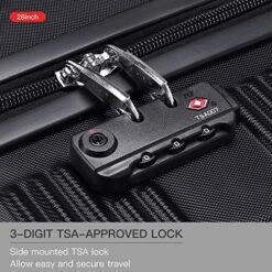 Verdi Luggage Set 3 Piece - Lightweight With USB Port Hardside Carry On Suitcase - Includes Expandable 20 Inch Carry On, 24In/TSA-Approved Lock 28In Checked Bag With 8-Wheel Rolling Spinner -Samsonite Shop 61un0DjOzmL