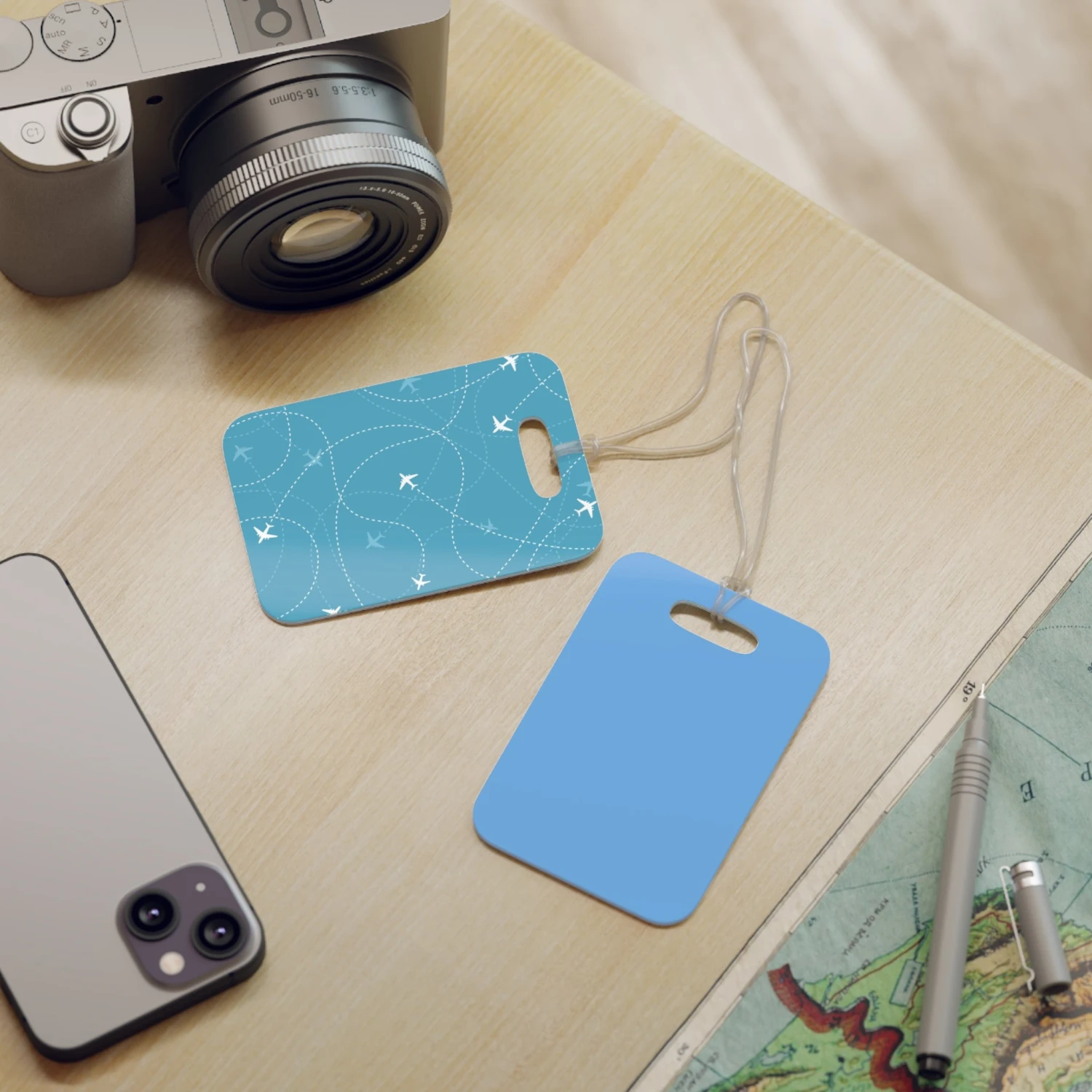 LFO - Luggage Factory - Planes Trails - Luggage Tags 4 LFO - Luggage Factory - Planes Trails - Luggage Tags - Image 2