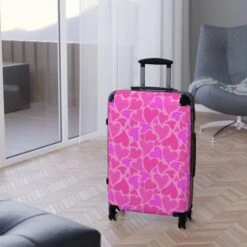 LFO - Pink Fluff Heart Shape - Suitcase -Samsonite Shop 826042433431047545 2048