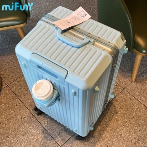 MIFUNY Travel Luggage With Cup Holder Aluminum Frame Suitcase Large 12 MIFUNY Travel Luggage With Cup Holder Aluminum Frame Suitcase Large - Image 10