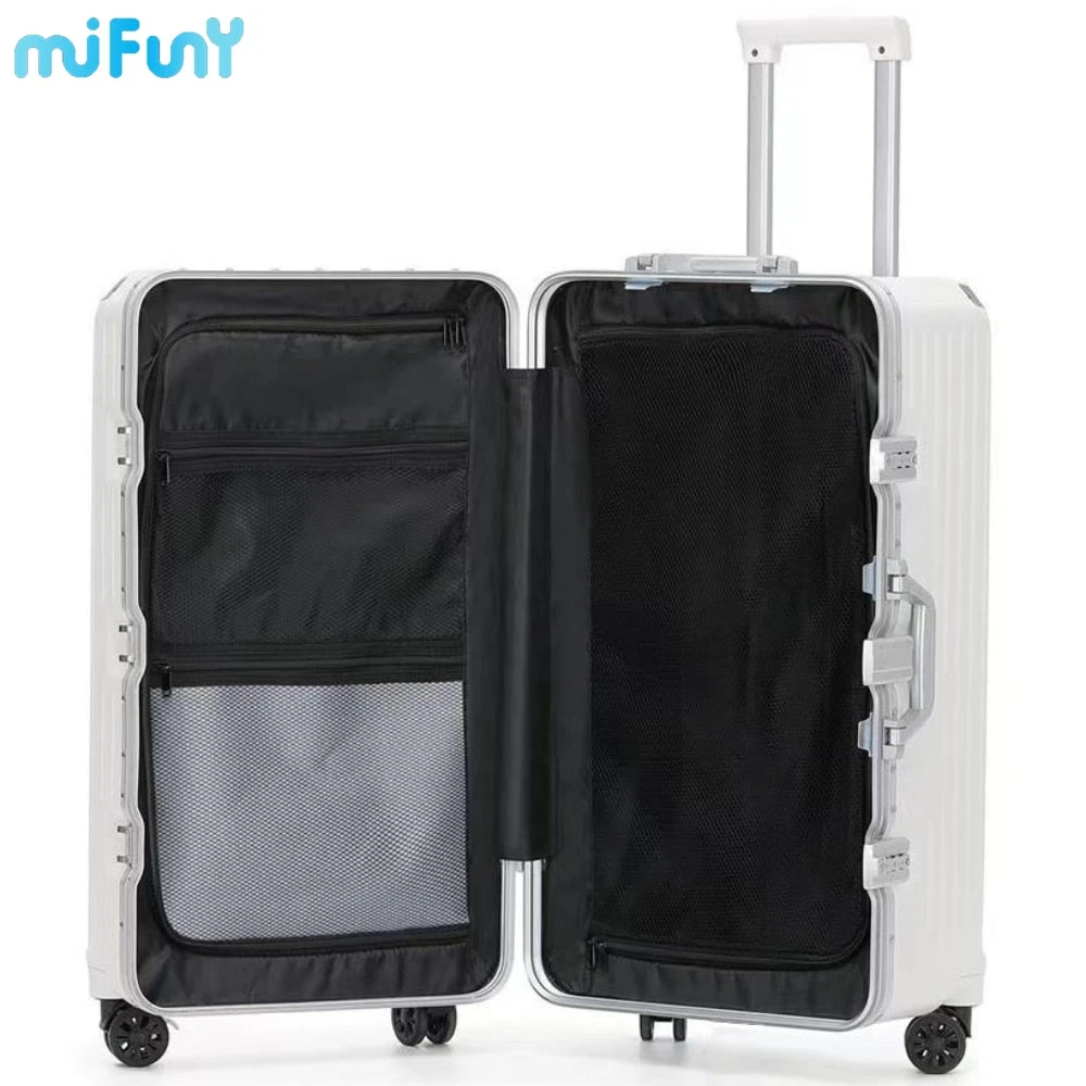 MIFUNY Travel Luggage With Cup Holder Aluminum Frame Suitcase Large 5 MIFUNY Travel Luggage With Cup Holder Aluminum Frame Suitcase Large - Image 3
