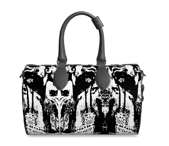 The West COAST Dripper Leather Duffle Travel Bag 6 The West COAST Dripper Leather Duffle Travel Bag - Image 4