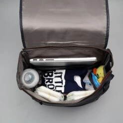 Donna Leather Diaper Bag -Samsonite Shop diaper navy 1