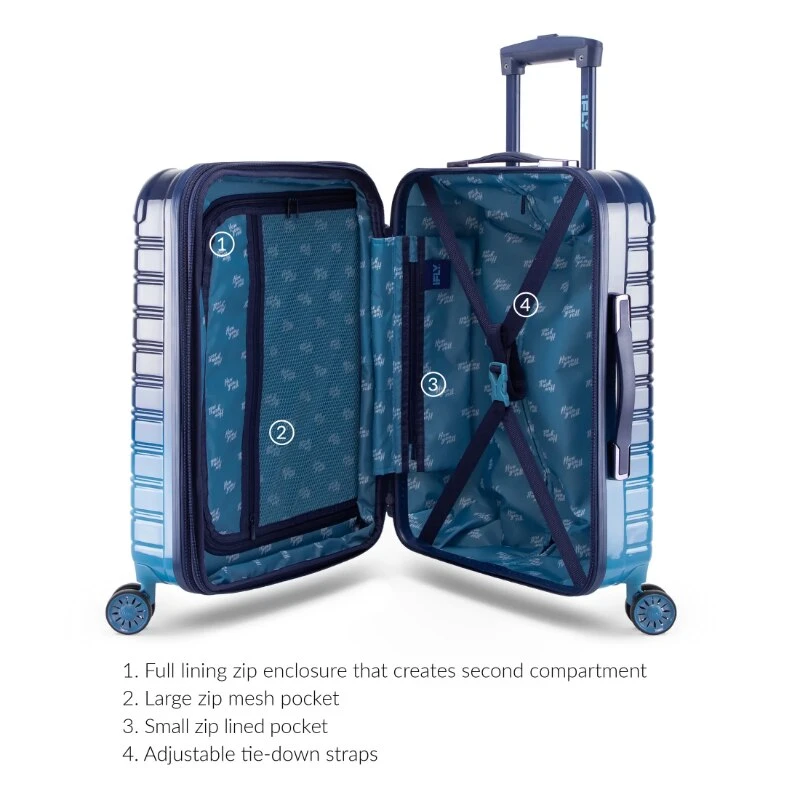 IFLY Hardside Fibertech Carry On Luggage 20"| | 4 IFLY Hardside Fibertech Carry On Luggage 20"| | - Image 2